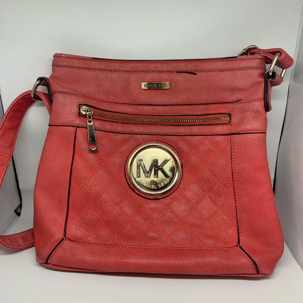 Michael Kors red crossbody bag